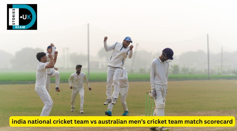 india national cricket team vs australian men’s cricket team match scorecard